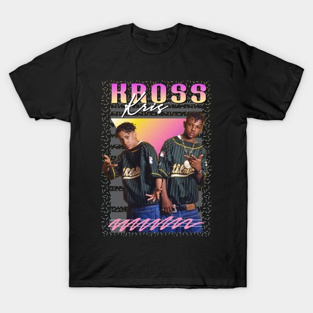 Kris Kross Hip hop 90s Aesthetic Fan Art T-Shirt by Madesu Art